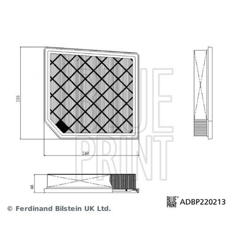Blue Print Engine Air Filter