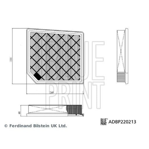 Blue Print Engine Air Filter