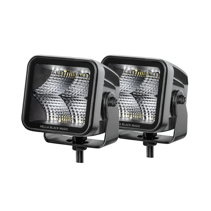 Hella Led Cube Kit 3.2Inch Flood 1FA 1FA 358 176-811 1FA 358 176-811