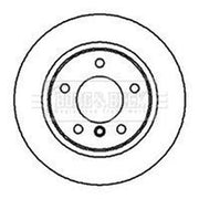 Borg & Beck Front Solid & Rear Solid Brake Discs & Pads fits BMW 3 1990-1999