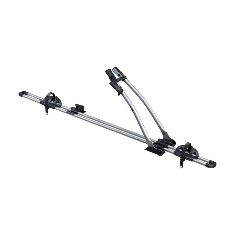 2x Thule FreeRide 532 Roof Top Bike Rack Aluminium Roof Mounted Cycle Carrier Thule  - Dynamic Drive