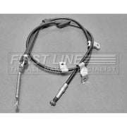First Line Handbrake Cable Left Rear fits Honda Concerto 1989-1995 1.4 1.5