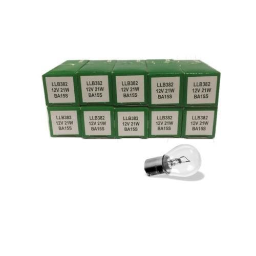 Genuine Lucas LLB382 382 SCC 12v 21W indicator Fog Reverse Brake bulb x 10 Lucas  - Dynamic Drive
