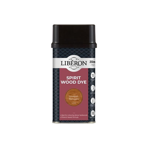 Liberon Spirit Wood Dye Georgian Mahogany 250ml Liberon - Dynamic Drive