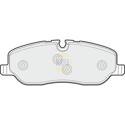 NAPA Front Brake Pad Set NBP1570