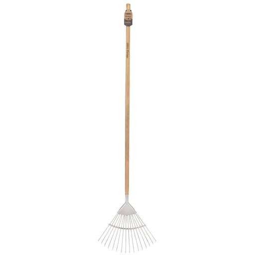 Draper Heritage Stainless Steel Lawn Rake with Ash Handle 99020 Draper - Dynamic Drive