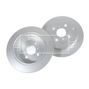 Borg & Beck Rear Brake Solid Discs & Pads fits Toyota Corolla 2001-2007