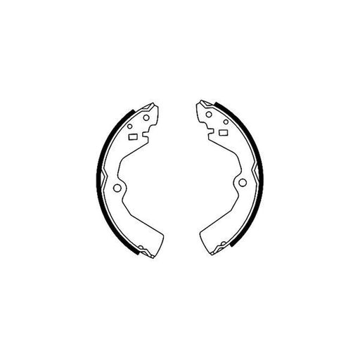 Mintex Brake Shoe Set Axle Kit fits Hyundai Sonata 1989-1991 1.8