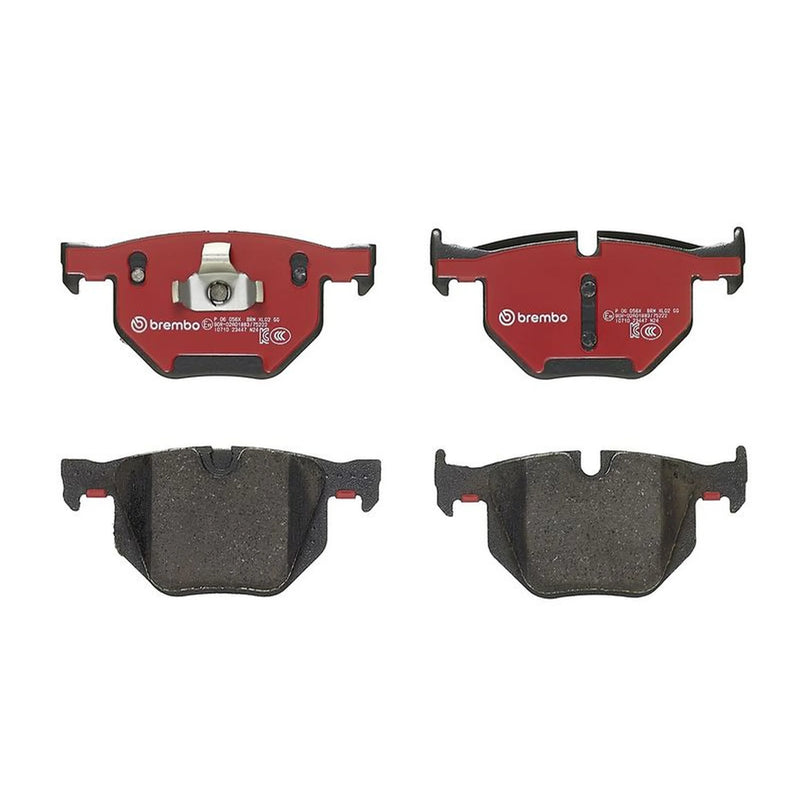 Brembo 4 x Rear Brake Pad Set fits BMW X5 2006-2018 3.0