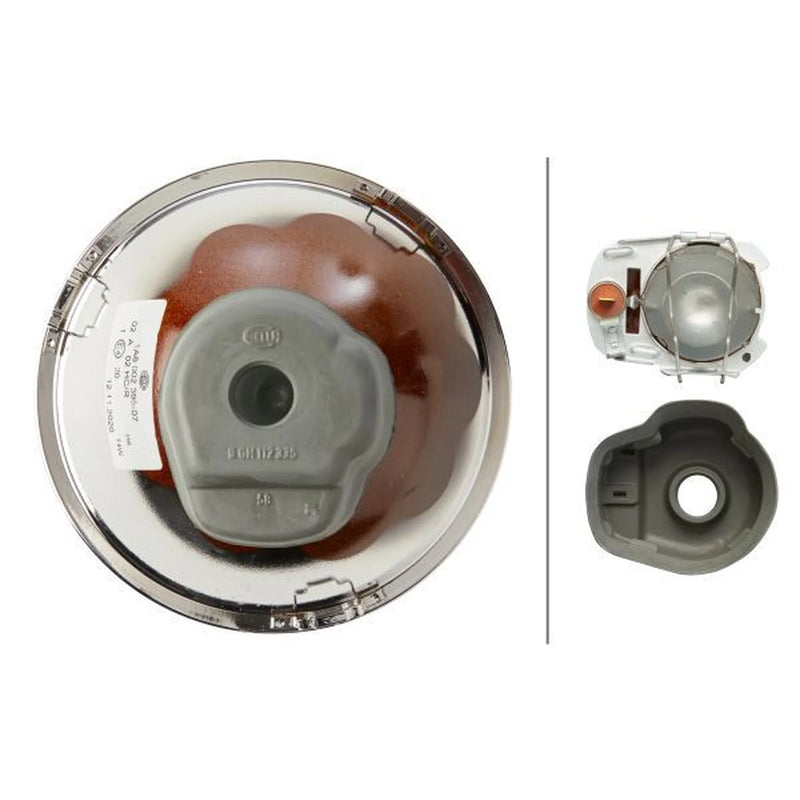 Hella Headlamp Esh Fa Po 1A6 Right fits Daihatsu Charade 1977-1981 1.0