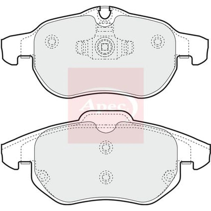 Apec Front Brake Pad Set PAD1248