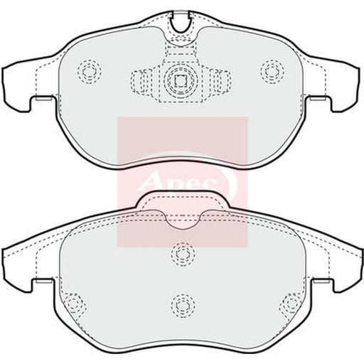 Apec Front Brake Pad Set PAD1248