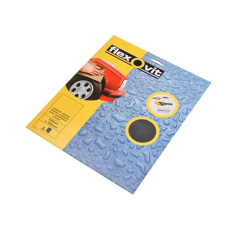 Flexovit Waterproof Sanding Sheets 230 x 280mm 150G (25) - 63642558240