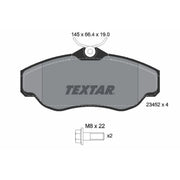 Textar Front Brake Pad Set 2345201
