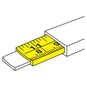 Silverline Hi-Vis Contour Tape 5m / 16ft x 19mm Silverline - Dynamic Drive