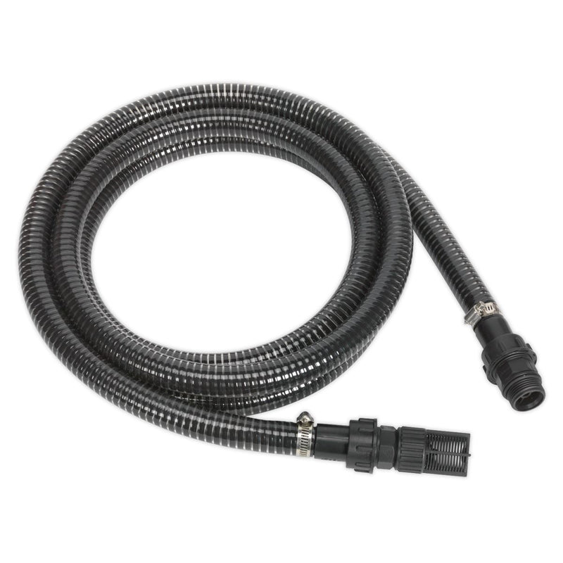 Sealey Solid Wall Suction Hose for WPS06025mm x 4m WPS060HS Sealey - Dynamic Drive