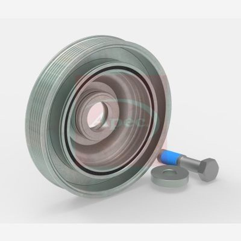 Apec Crank Shaft Belt Pulley fits Citroën C4 2004-2011 2.0