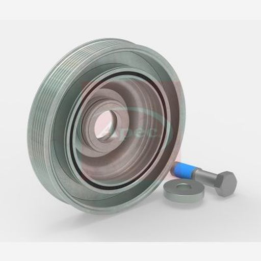 Apec Crank Shaft Belt Pulley fits Citroën C4 2004-2011 2.0