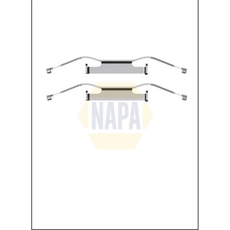 NAPA Brake Pad Accessory Fitting Kit Front fits Alfa Romeo Giulietta 2010-2020