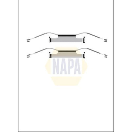 NAPA Brake Pad Accessory Fitting Kit Front fits Alfa Romeo Giulietta 2010-2020