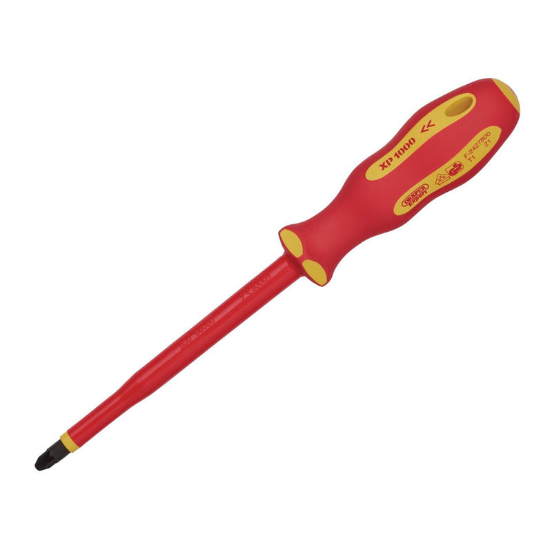 Draper XP1000 VDE PZ Type Screwdriver, No.3 x 150mm 64485 Draper - Dynamic Drive