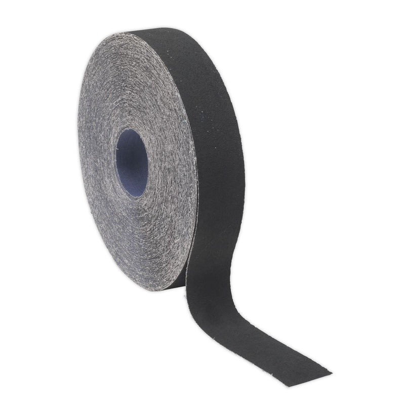 Sealey Emery Roll Blue Twill 25mm x 50m 150Grit ER2550150 Sealey - Dynamic Drive