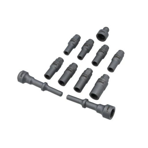 Laser Tools Ball Joint Separator - Pneumatic Impact Set 11pc - PL