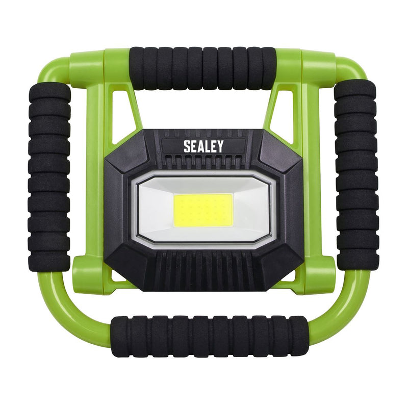Sealey Rechargeable Portable Fold Flat Floodlight 10W COB LED Lithium-ion Sealey - Dynamic Drive