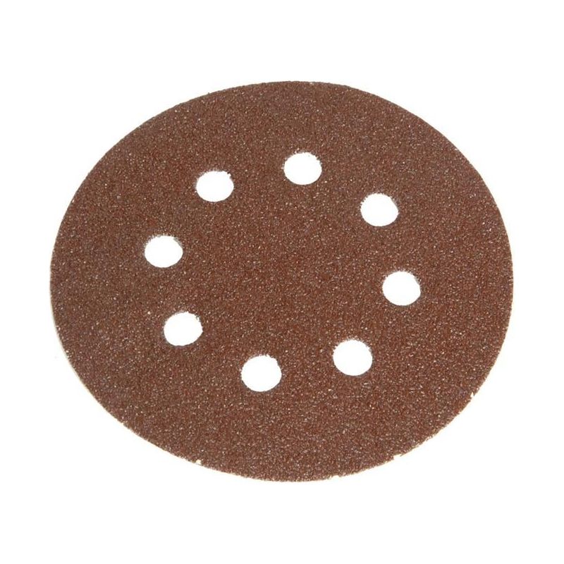 Faithfull Hook & Loop Sanding Disc DID3 Holed 125mm Very Fine (Pack 5) Faithfull - Dynamic Drive