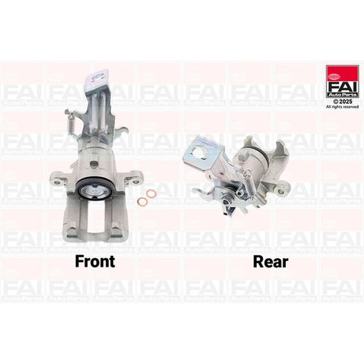 FAI Brake Caliper Assembly Rear Left fits Nissan Almera 2000-2006 1.5 1.8