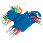 Draper TX-STAR Metric Coloured Short Arm Key Set (9 Piece) 66135 Draper - Dynamic Drive