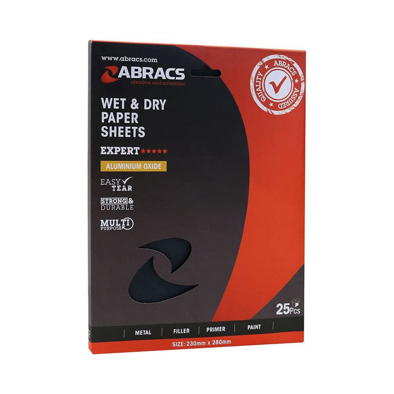 Connect Abracs Wet & Dry Abrasive Sheets P240 25pc 32167 Tool Connection - Dynamic Drive