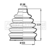 First Line Drive Shaft Bellow Kit Front Right Thermoplast fits Ford Focus C-Max
