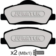 Juratek Front Brake Pad Set fits Citroën C-Elysee 2012-2018 1.2