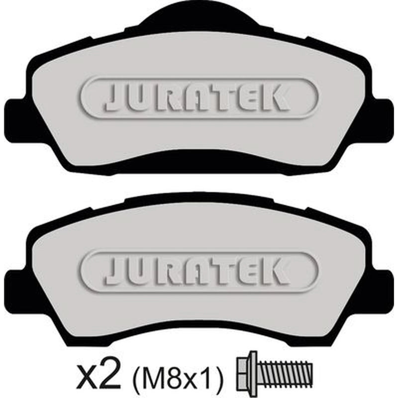 Juratek Front Brake Pad Set fits Citroën C-Elysee 2012-2018 1.2