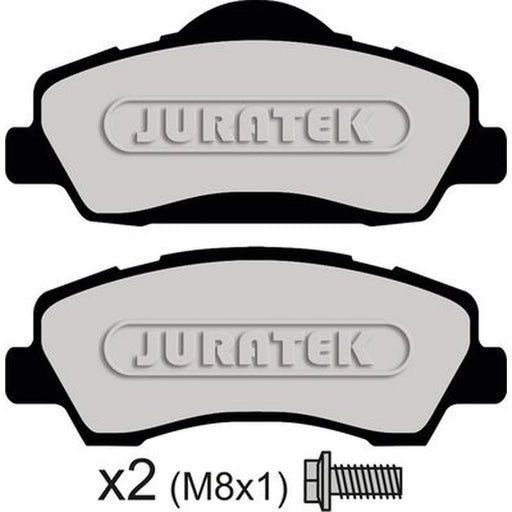 Juratek Front Brake Pad Set fits Citroën C-Elysee 2012-2018 1.2