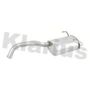 Klarius Box With Tail Pipe Rear fits Fiat 500 2007 on 1.4