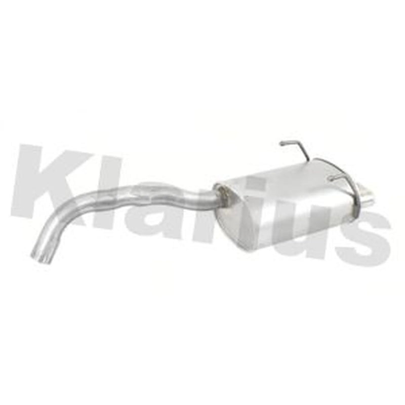 Klarius Box With Tail Pipe Rear fits Fiat 500 2007 on 1.4