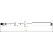 NAPA Brake Hydraulic Hose Line Front NBH1250