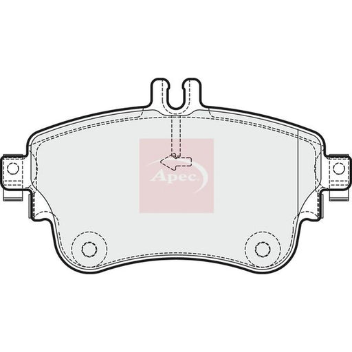 Apec Front Brake Pad Set PAD1882