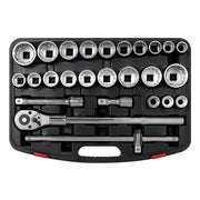 Sealey Premier Premier Metric/Imperial Socket Set 3/4"Sq Drive 12-point 26pc Sealey Premier - Dynamic Drive