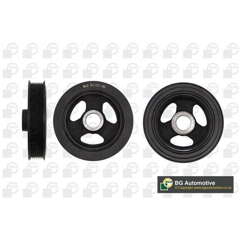 BGA Crank Shaft Belt Pulley fits Ford Focus I 1998-2004 1.4 1.6