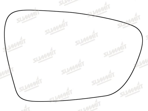 Summit Stick-On Standard Mirror Glass fits Kia Ceed 12-16 on RHS Summit - Bars 4 Cars