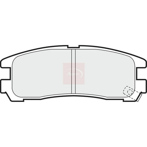 Apec Rear Brake Pad Set fits Mitsubishi Eclipse 1995-1999 2.0