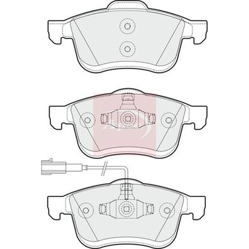 Apec Front Brake Pad Set PAD1793