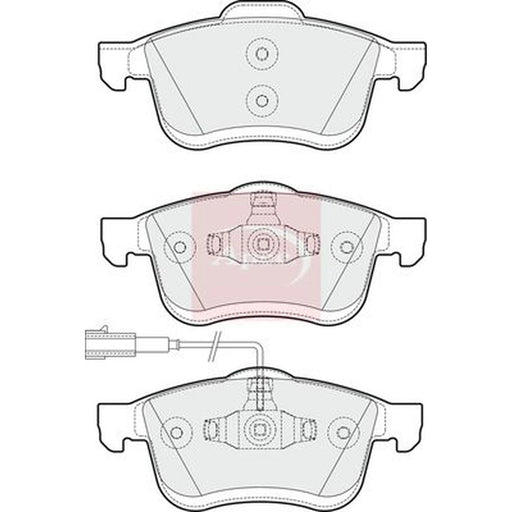 Apec Front Brake Pad Set PAD1793
