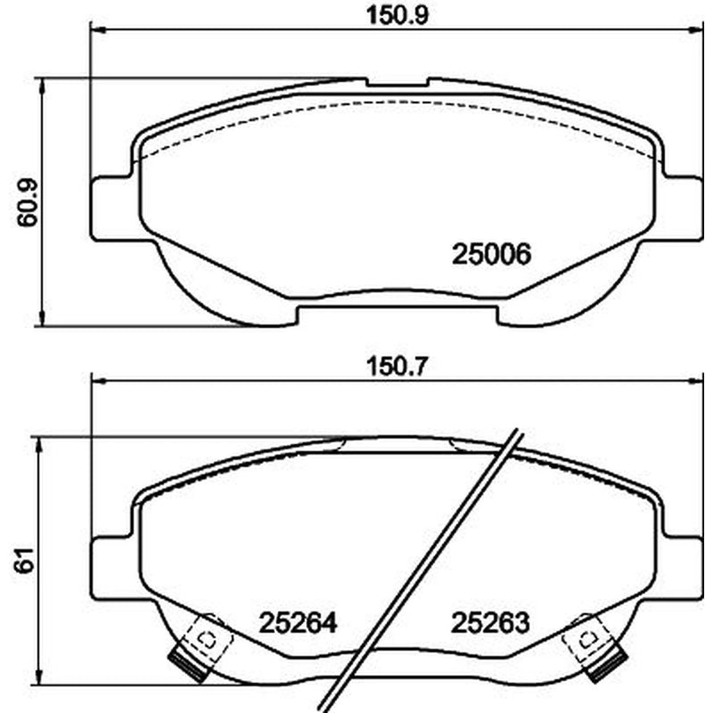 DON Front Brake Externally Vented Discs & Pads fits Toyota Verso 2009-2018 2.2