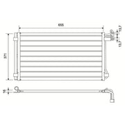 Valeo Air Conditioning Condenser 822566