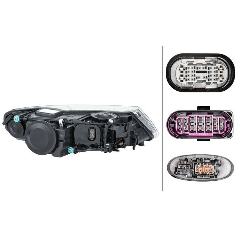 Hella Headlight Headlamp P21W Left fits VW Touareg 2002-2010