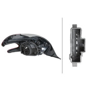 Hella Tail Light / Lamp PY21W Right fits Peugeot 208 I 2012-2019 1.0 1.2 1.4 1.6